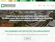 Tablet Screenshot of initiative-zivilengagement.de